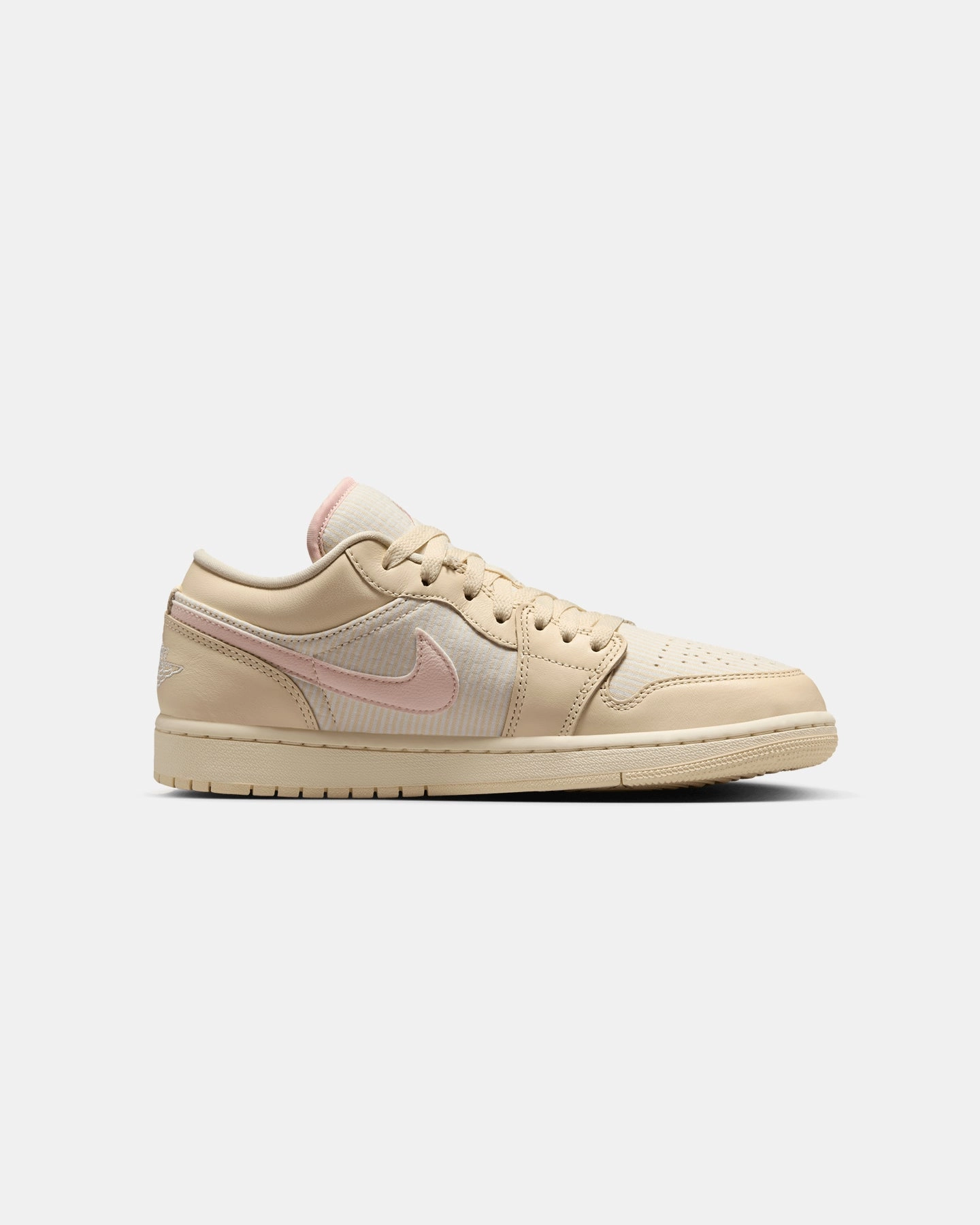 midsole Jordan Women's Air Jordan 1 Low SE "Linen" Muslin/Legend Pink