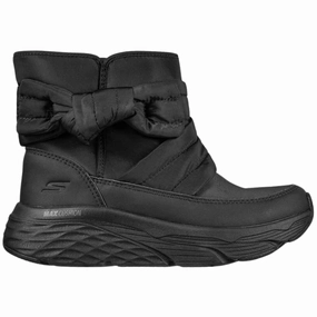 Skechers Women's 144359 Max Cushioning Finesse Black Casual Boots Speedy Walk