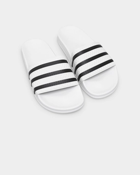 comfortable user Adidas Adilette White/Black