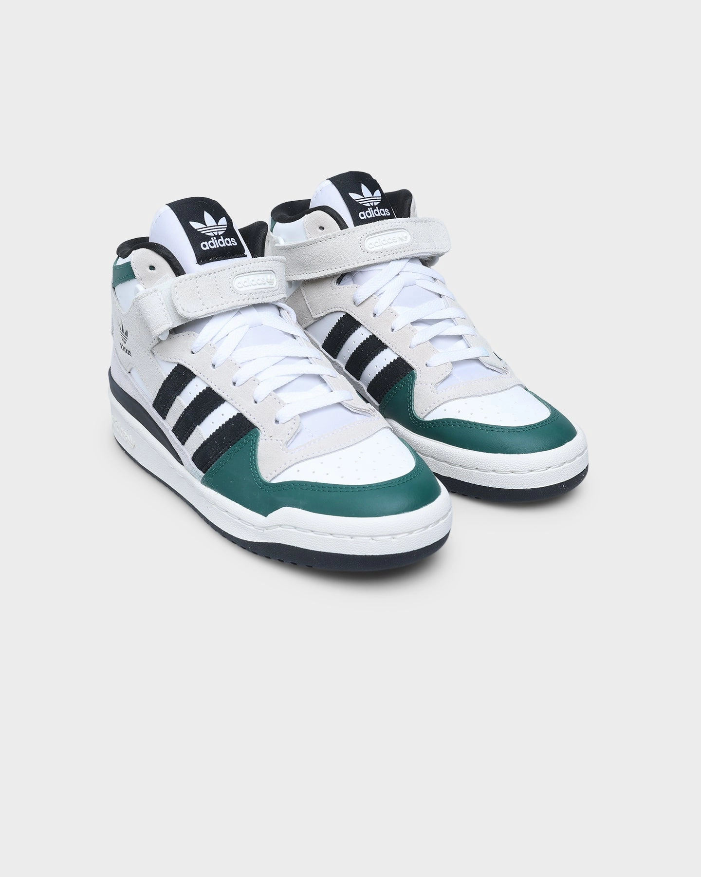 Adidas Women's Forum Mid Footwear White/Core Black/Collegiate Green sport - wear