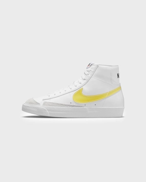 Nike Women's Blazer Mid '77 Essential White/Optic Yellow Distinctive cushioning