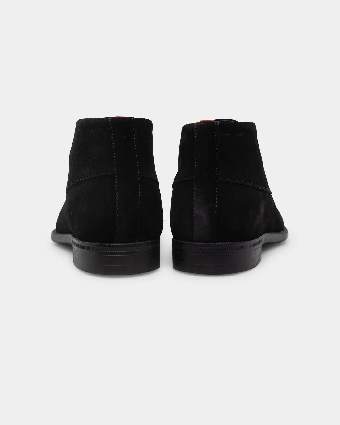 Hugo Boss Kyron Desert Suede Boots Black Superior Cushioning