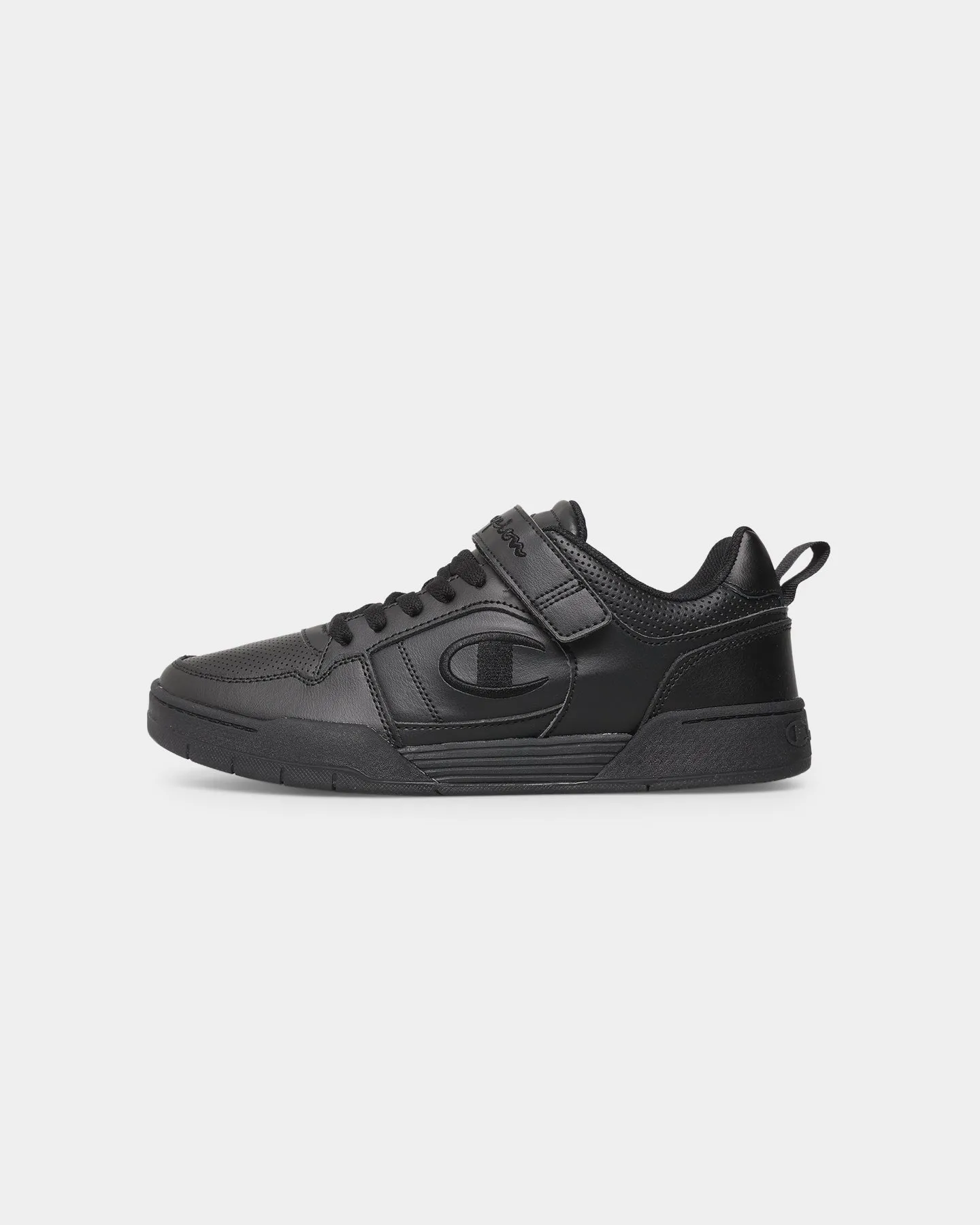 Champion Arena Power Low Sneaker Black/Gum Recycled Rubber Base Durable tread