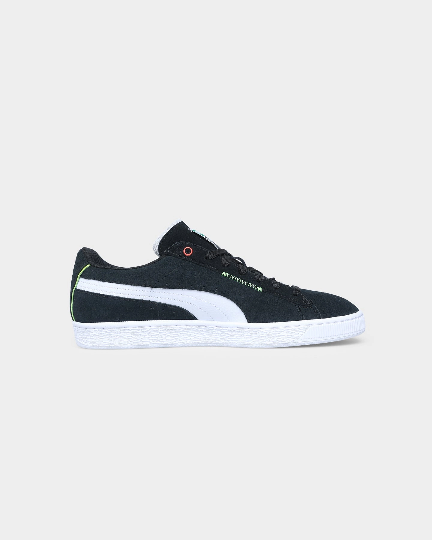 Puma Suede Displaced High Risk Puma Black/Puma White platform shoes students'