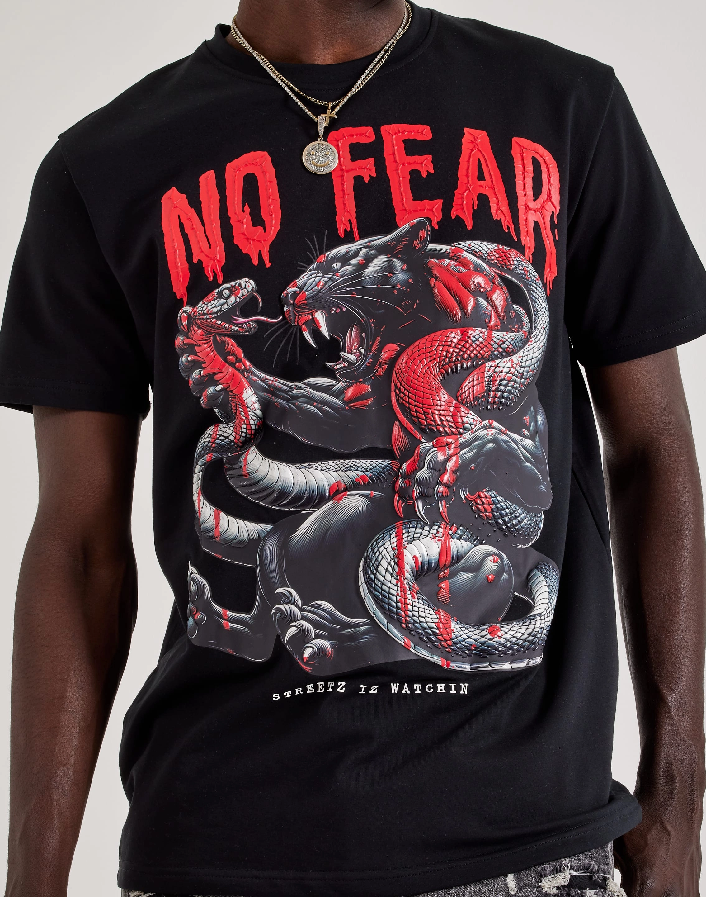 Streetz Iz Watchin No Fear Tee Temperature control Matte