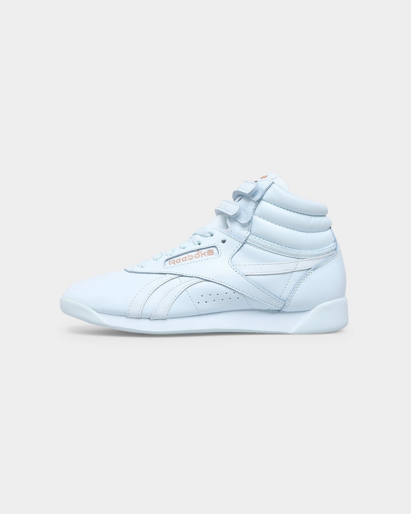 Reebok X Cardi B Women's Freestyle Hi Glass Blue/Glass Blue right - foot Recycled Textile