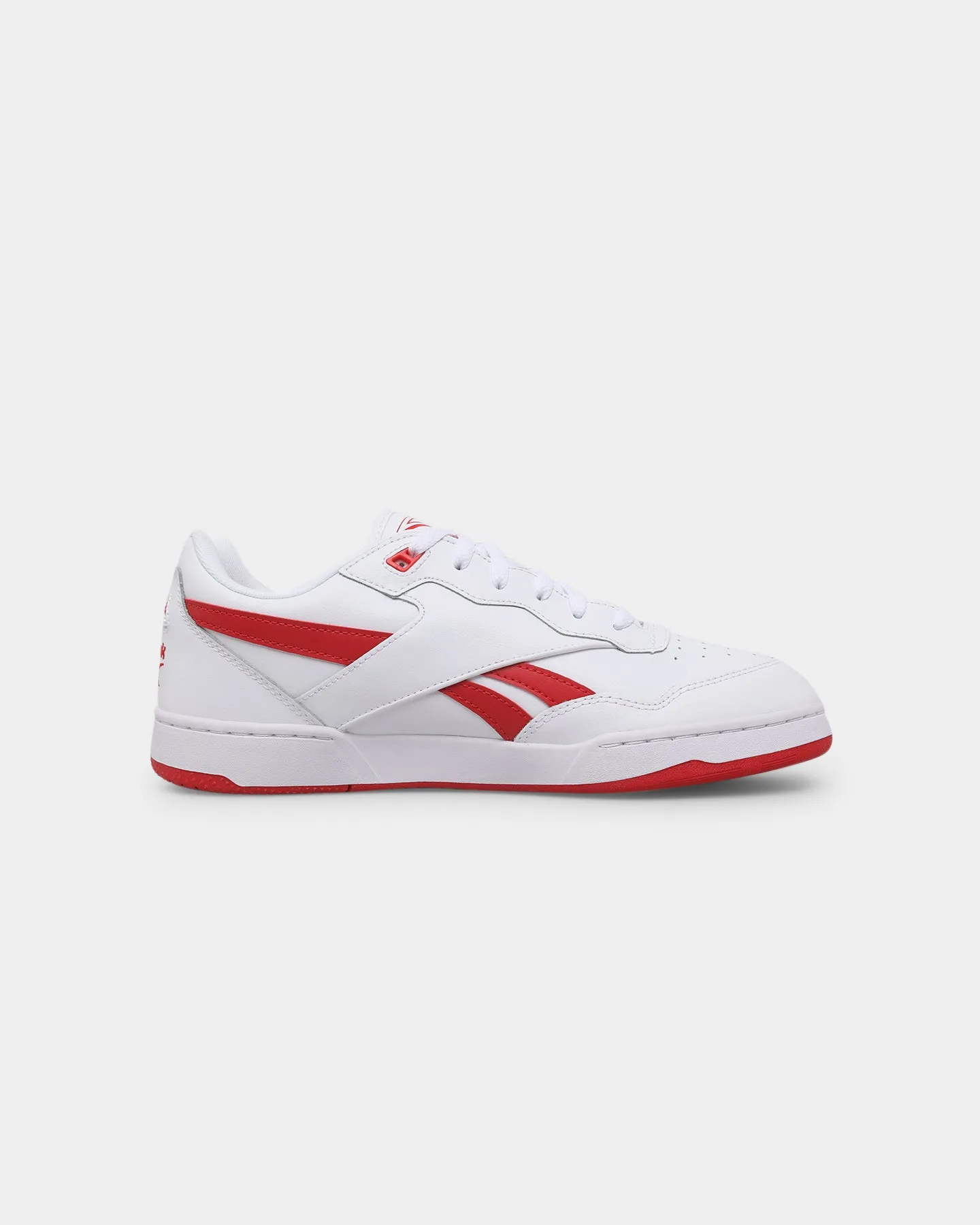 Reebok BB 4000 II Footwear White/Vector Red tie - up style Built-In Support