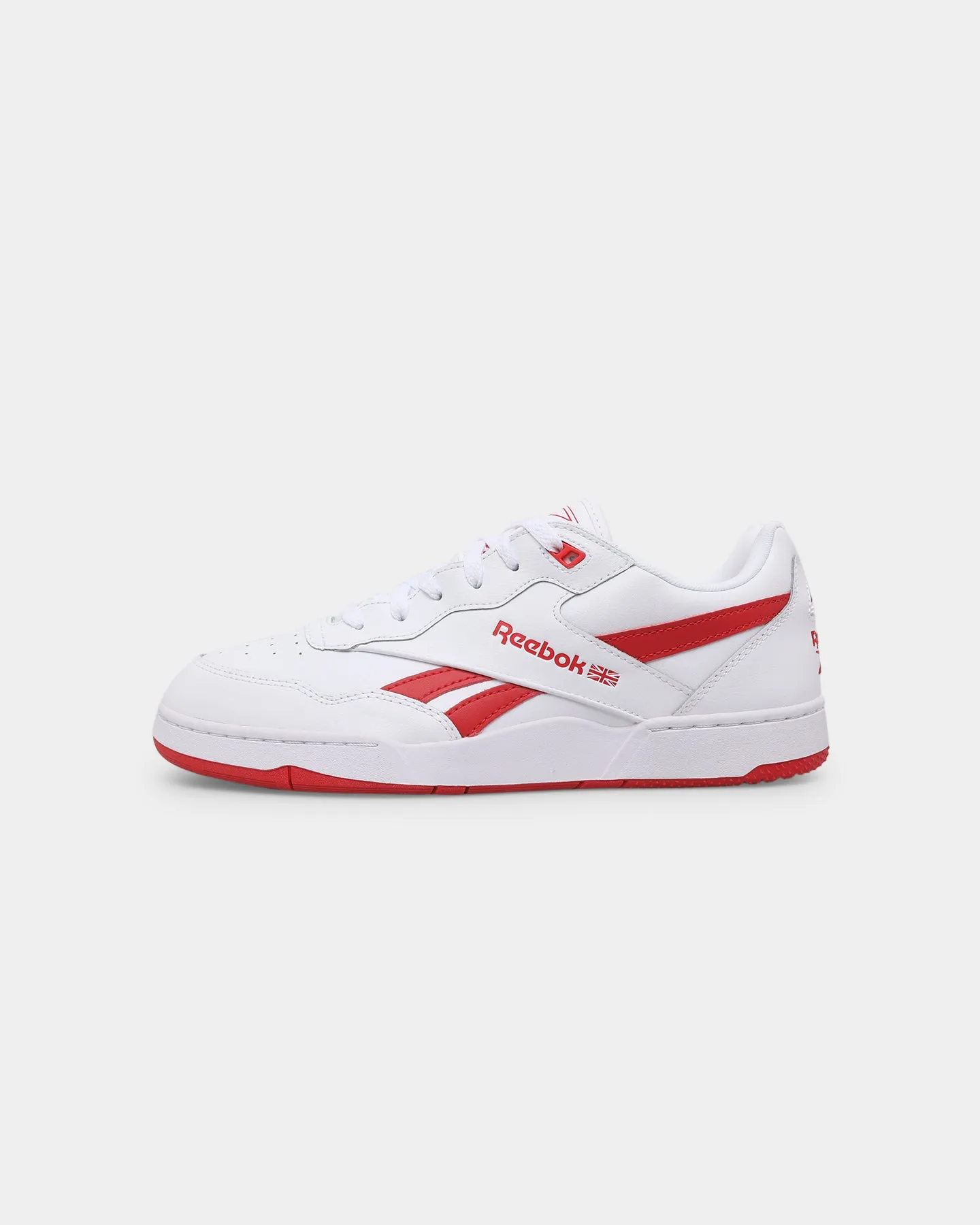 Secure Style Reebok BB 4000 II Footwear White/Vector Red