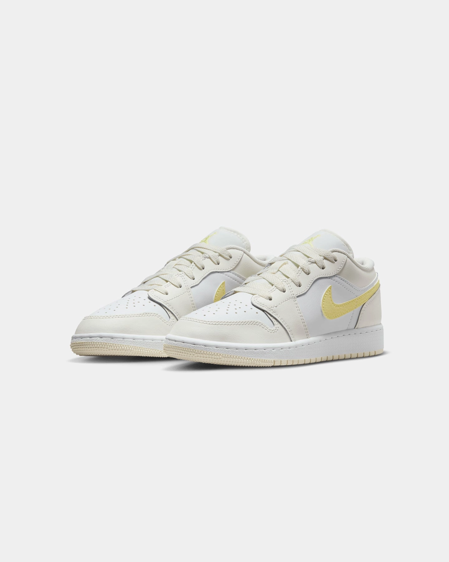 Hyper Responsive Cushioning Jordan Kids' Air Jordan 1 Low (GS) Sail/Lt Laser Orange