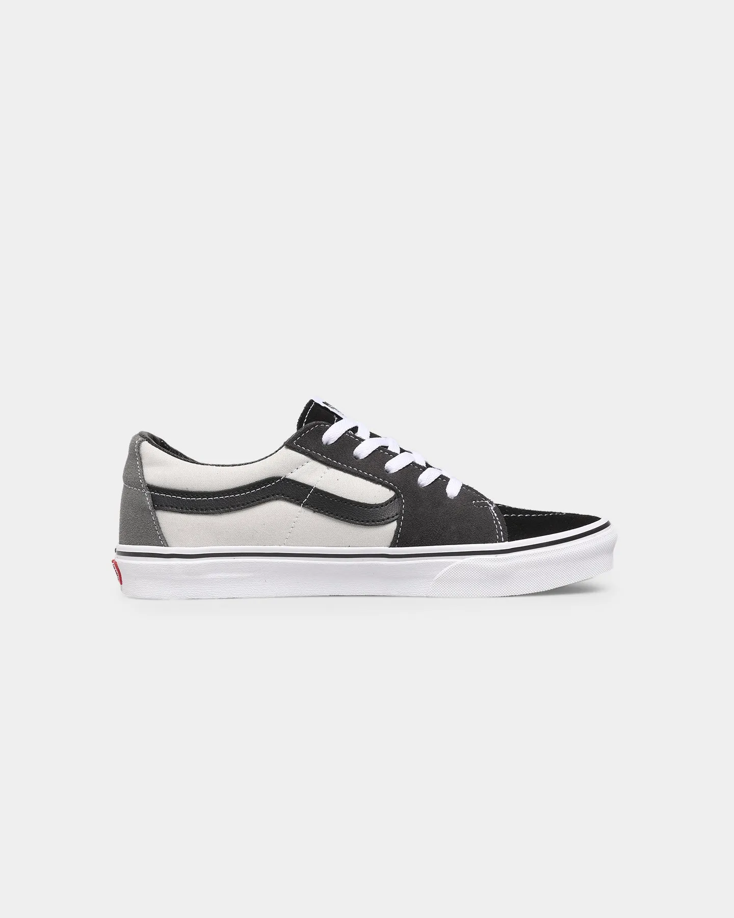 Vans SK8-Low (Colour Block) Drizzle/True White Ergonomic Contour Shape Microfiber Edge Binding
