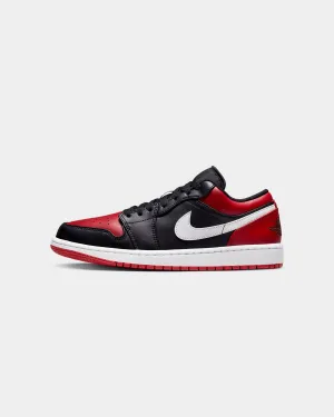 Jordan Air Jordan 1 Low "Alternate Bred Toe" Black/Red Hydraulic Heel Suspension