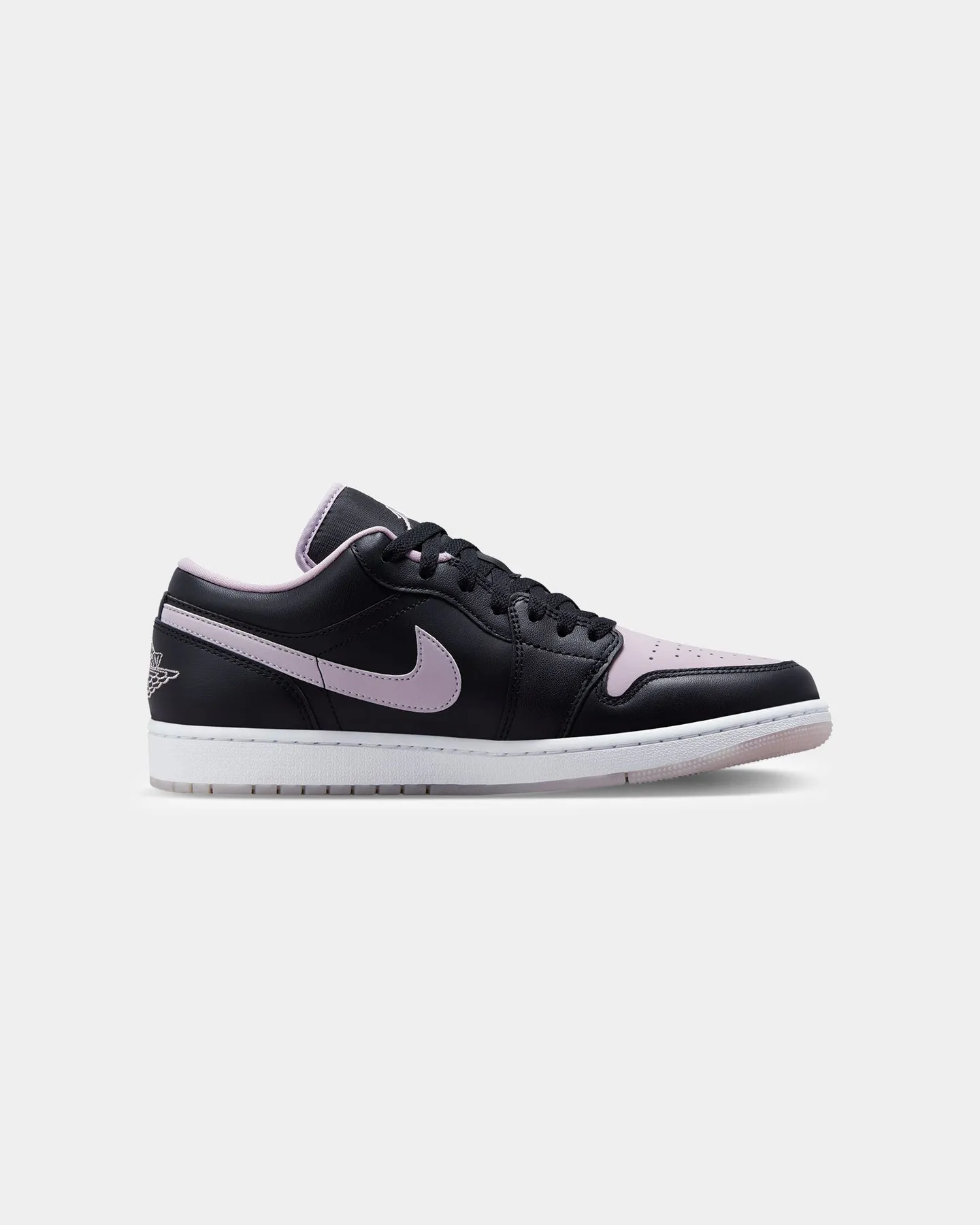 Jordan Air Jordan 1 Low SE "Black Lilac" Black/Iced Lilac popularity - level Unbeatable Traction