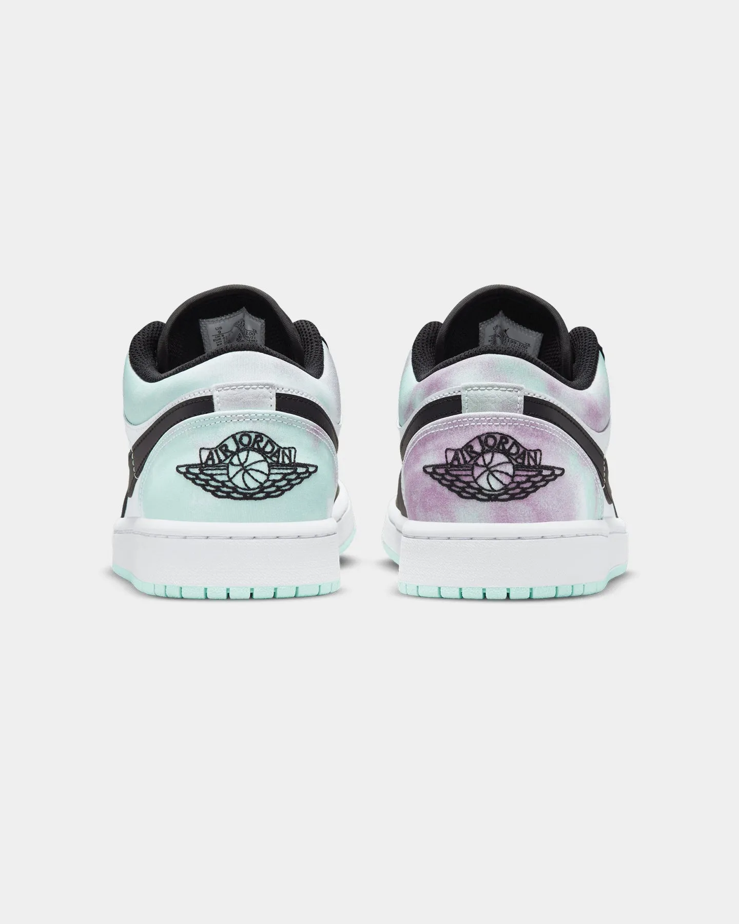 Jordan Air Jordan 1 Low SE "Tie-Dye" White/Mint Foam Amateur zip - type