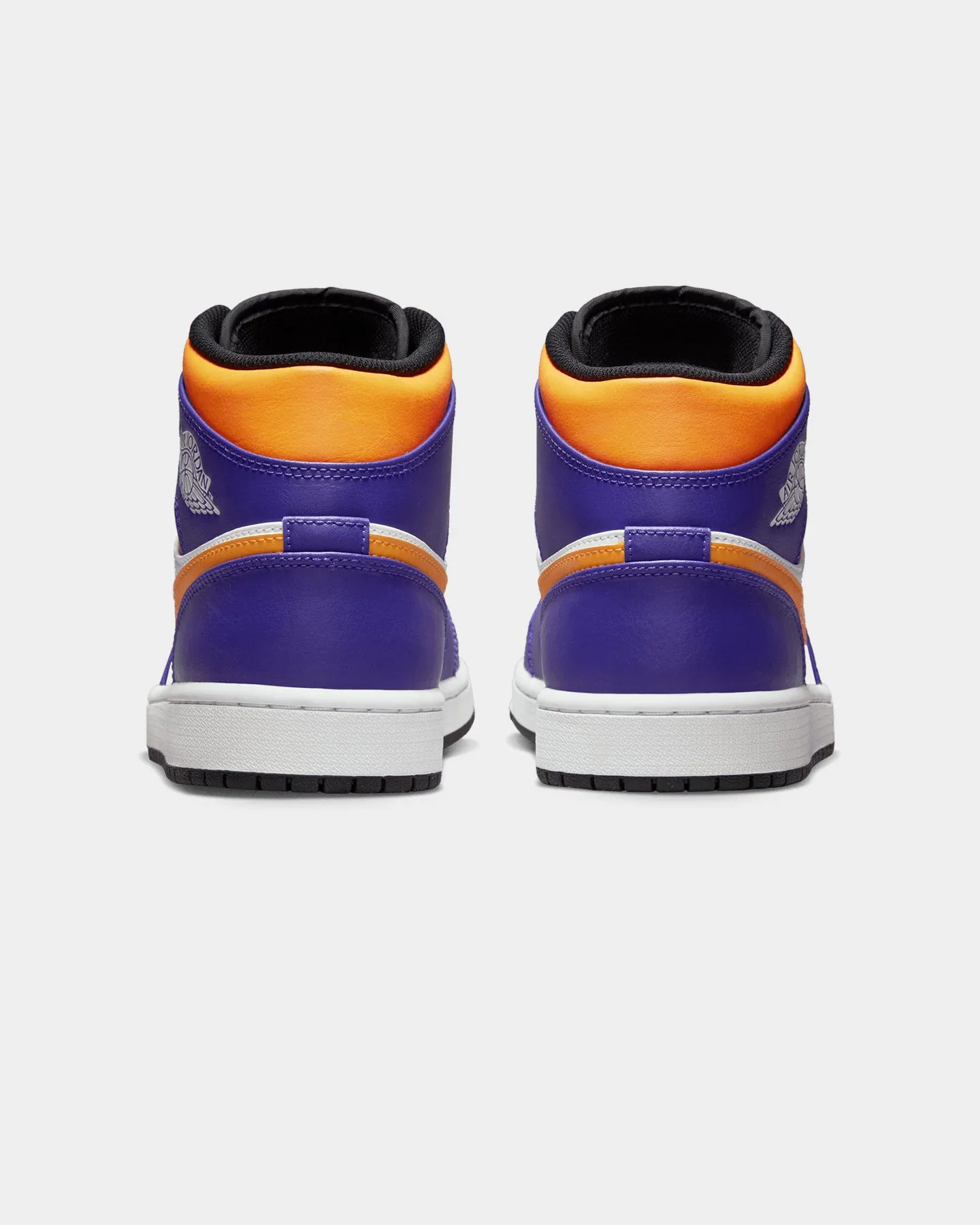 front - zip Jordan Air Jordan 1 Mid "Lakers" Dark Concord