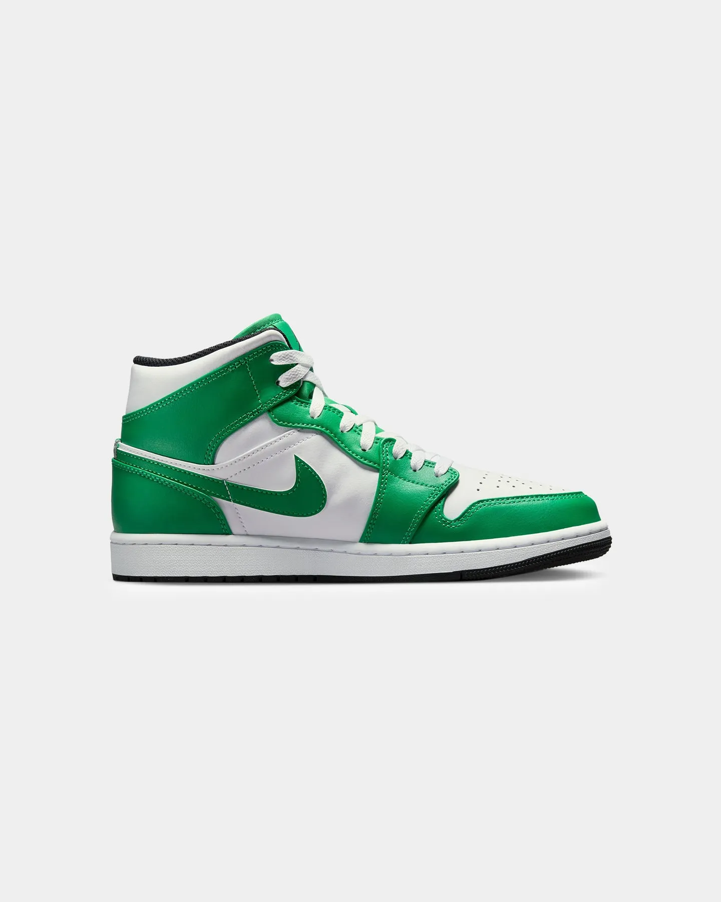 Jordan Air Jordan 1 Mid "Lucky Green" Lucky Green/Black basketball players