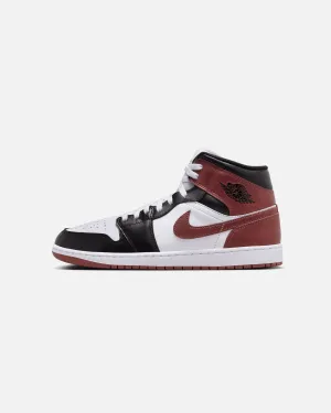 Easy Dressing Jordan Air Jordan 1 Mid SE "Dark Pony" White/Dark Pony-Black