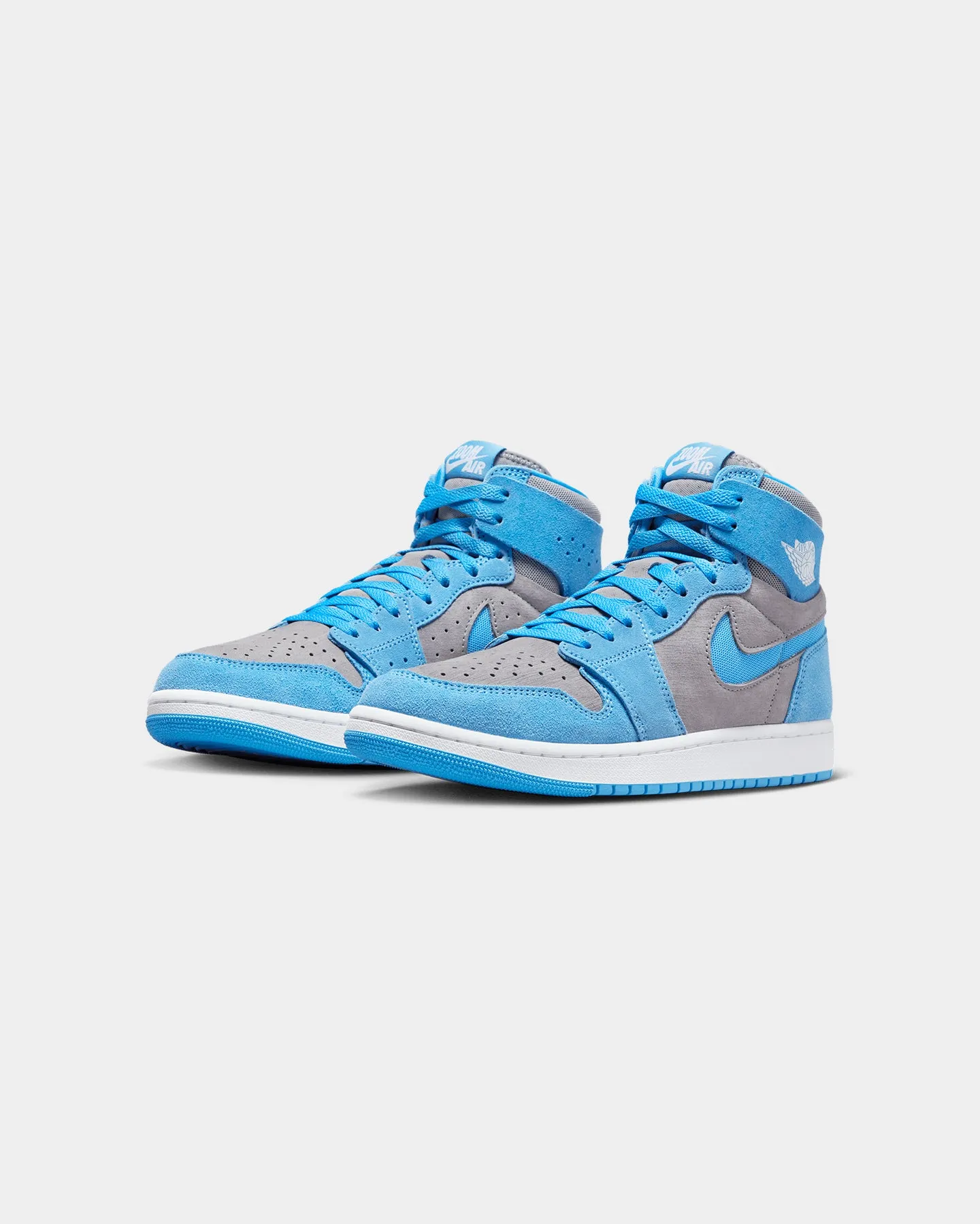 Jordan Air Jordan 1 Zoom Comfort 2 "University Blue" Cement Grey/White Purple support - level