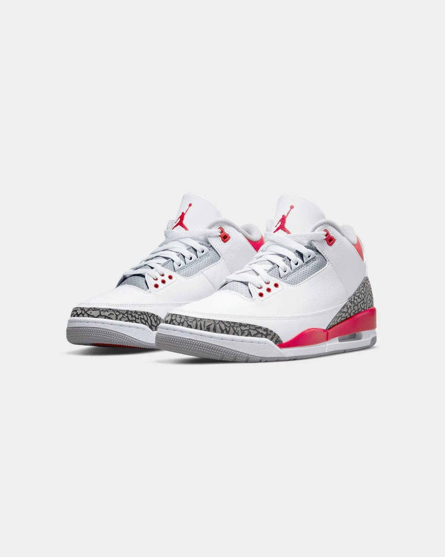 Jordan Air Jordan 3 Retro White/Fire Red Breathable Upper