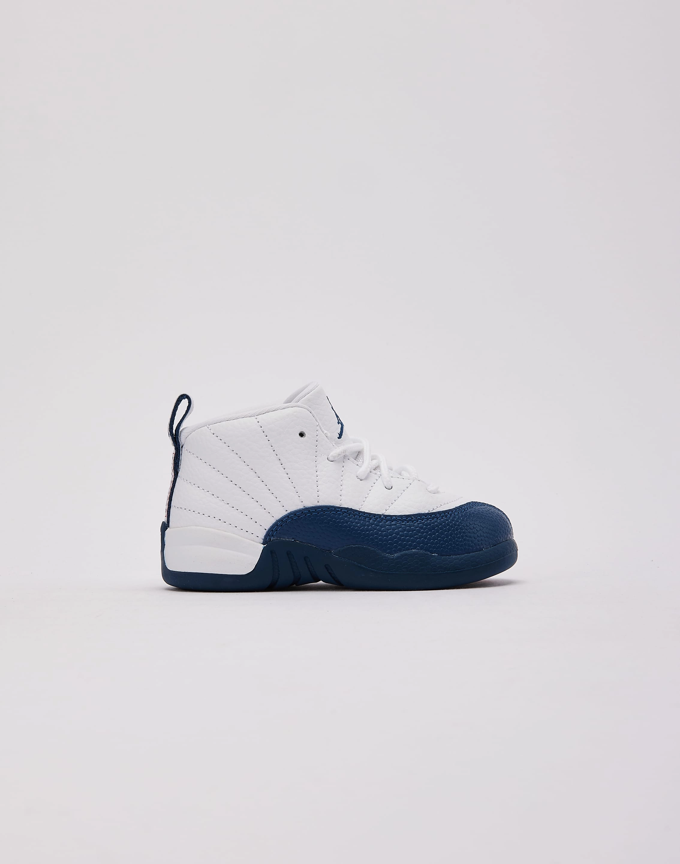 Step Sharp Comfortable elasticity Jordan Air Jordan 12 Retro 'French Blue and White' Toddler