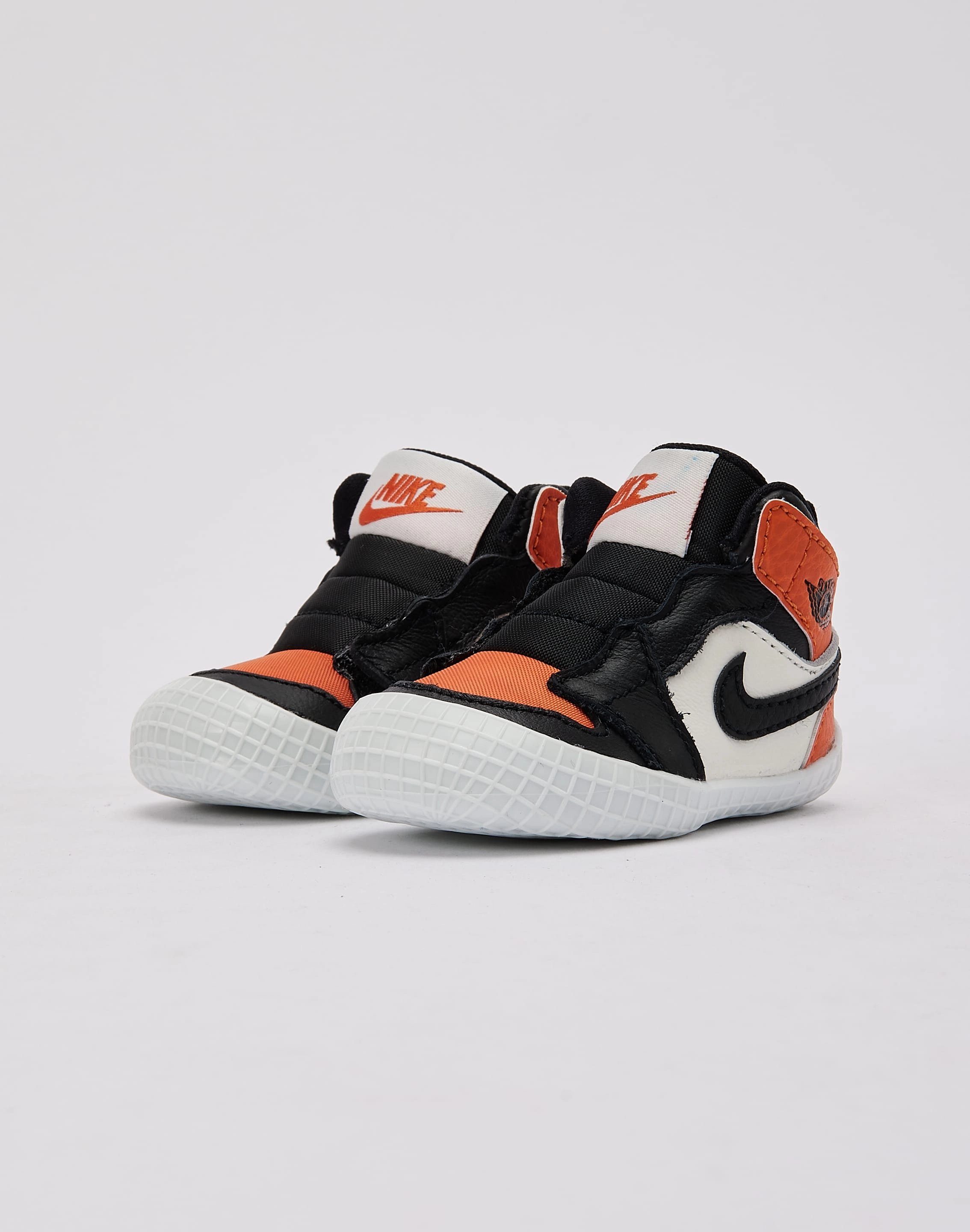 Jordan Air Jordan 1 'Shattered Backboard' Crib Bootie Infant Ankle Lock System Non Irritating Stitching