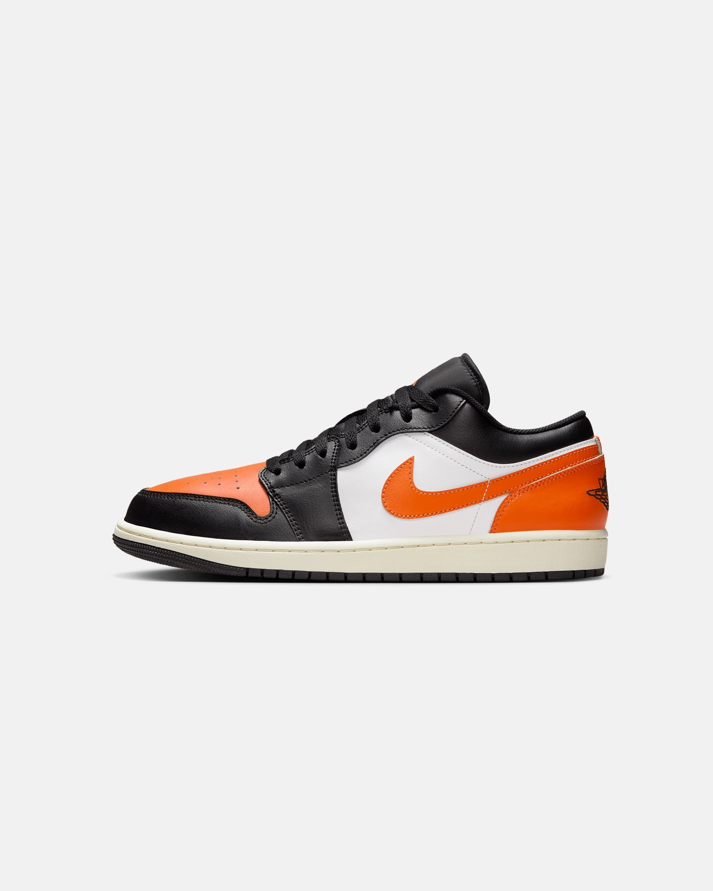 Ship Mood Comfortable Casual Shoes Jordan Air Jordan 1 Low "Shattered Backboard" Black/Starfish-White/Sail