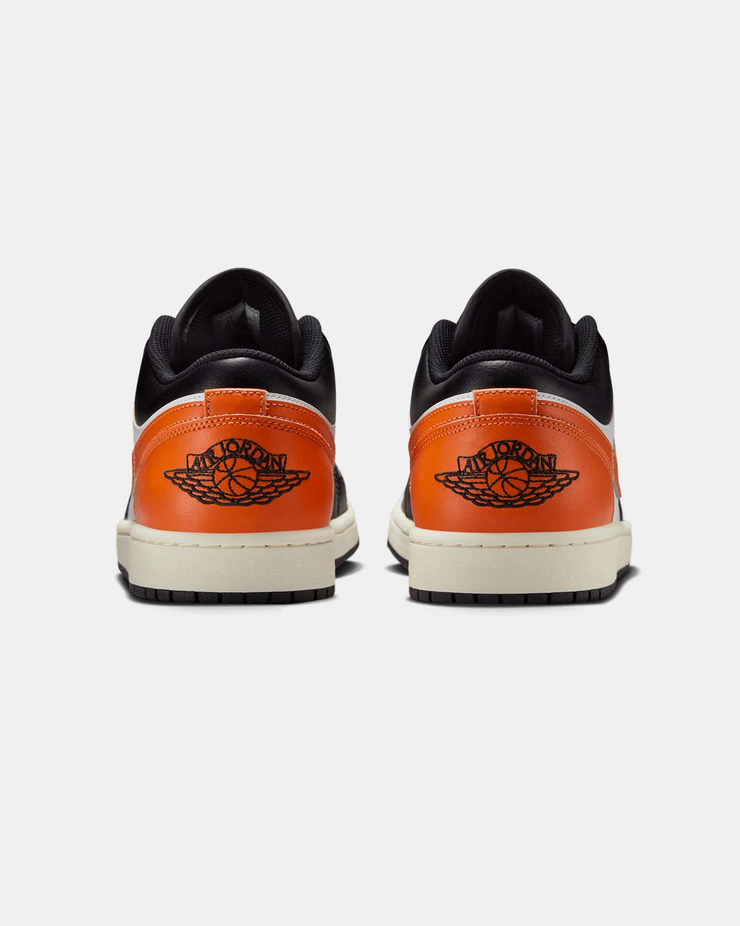 Jordan Air Jordan 1 Low "Shattered Backboard" Black/Starfish-White/Sail Fast Wear