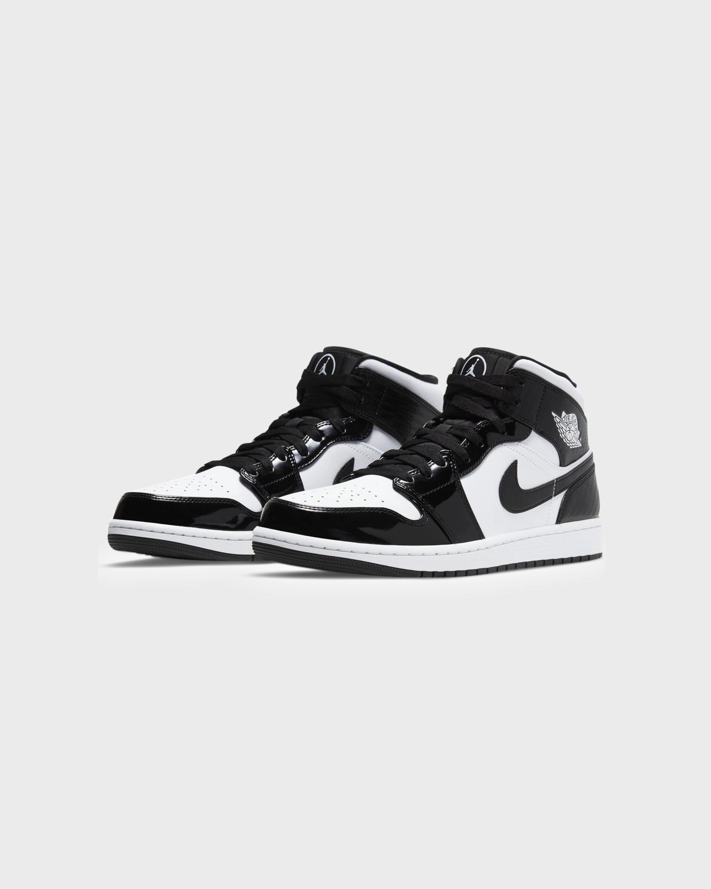 Jordan Air Jordan 1 Mid SE "ASW" Black/White Slim Style casual dressers
