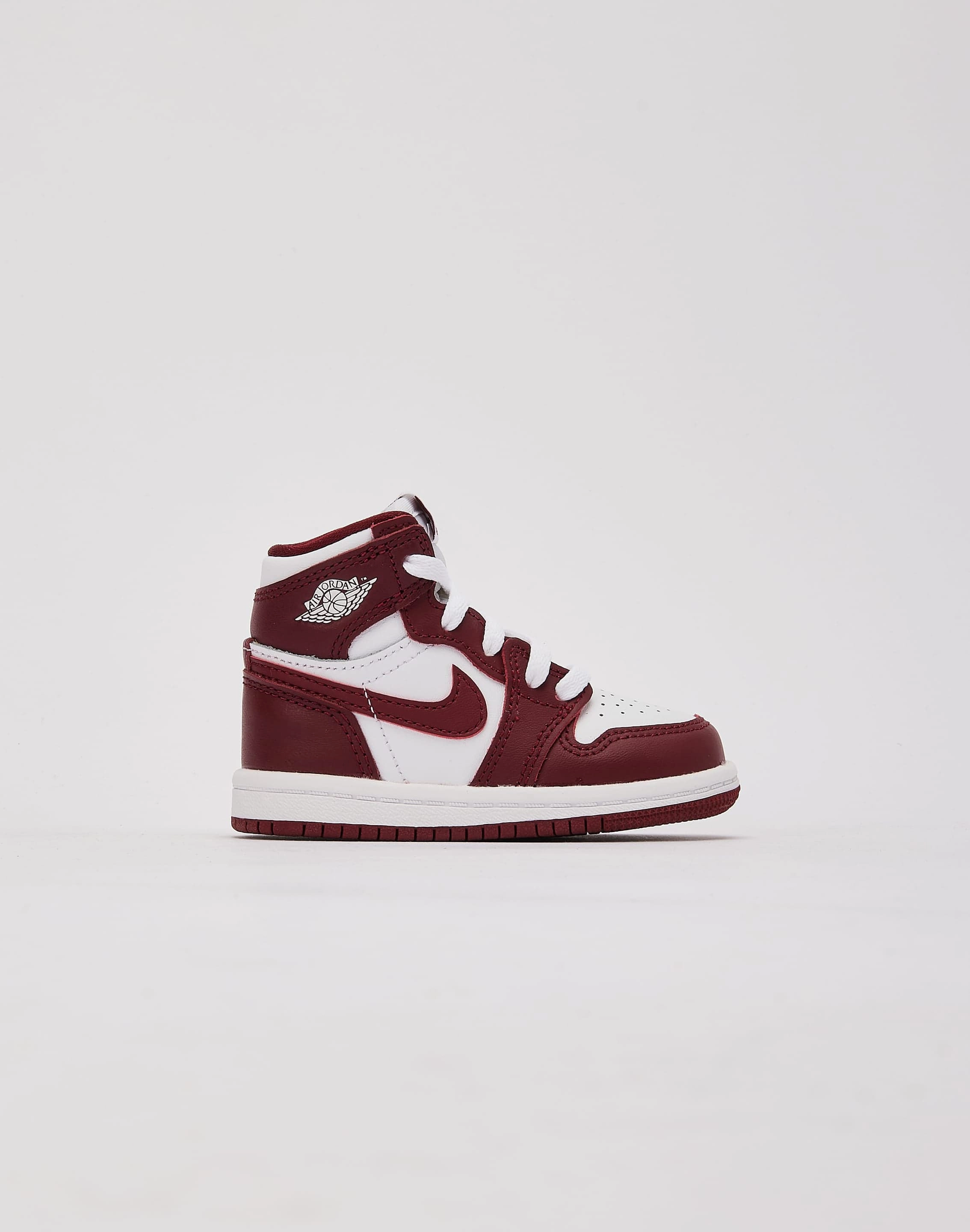 Synthetic Leather Blend Padded Collar Construction Jordan Air Jordan 1 Retro High OG 'Artisanal Red' Toddler
