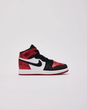 Jordan Air Jordan 1 Retro High OG 'Ruby' Pre-School Speed Enhancement Comfortable Velcro