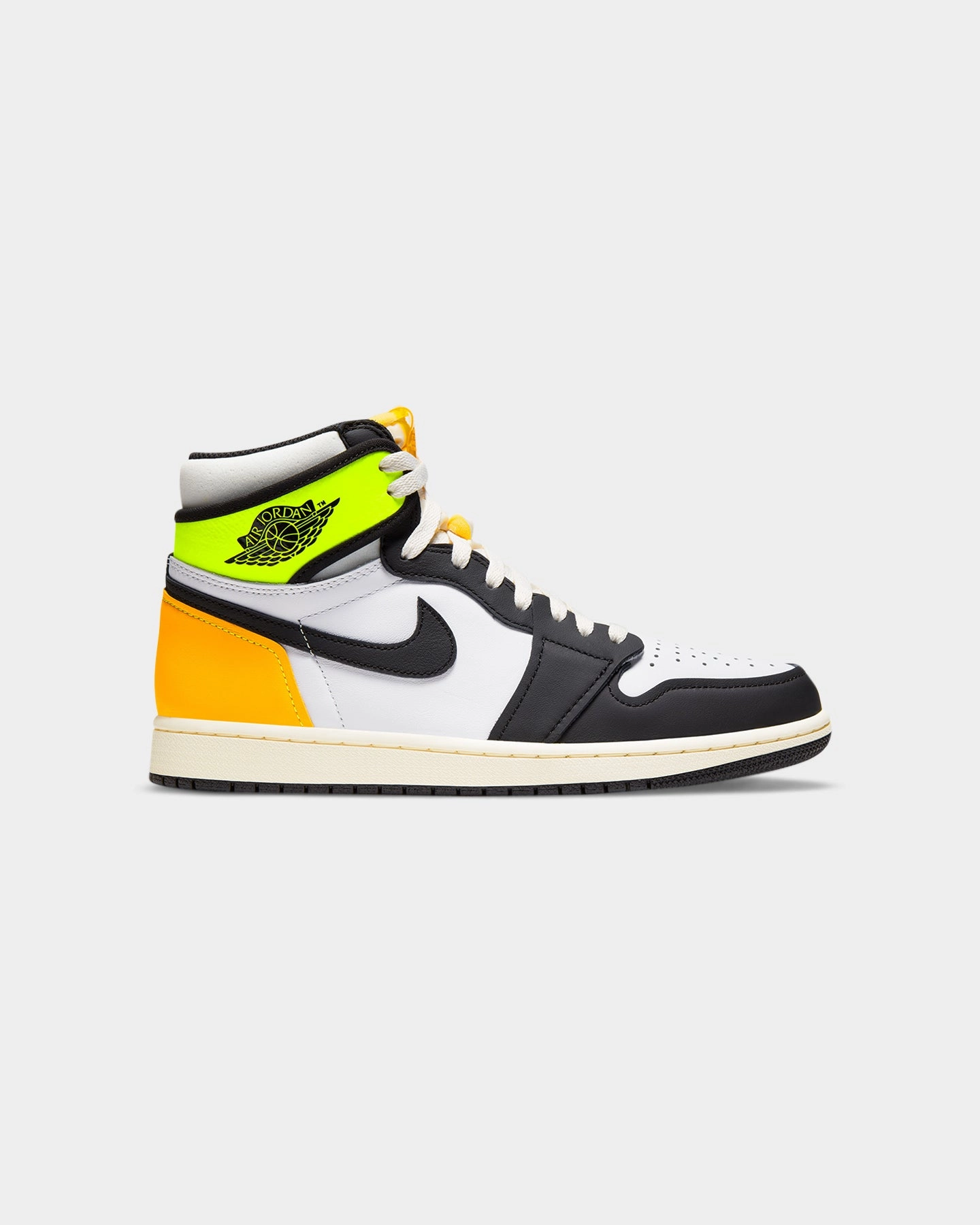 Non Toxic Coating Dynamic Traction Jordan Air Jordan 1 Retro High OG "Volt Gold" White/Black/Volt