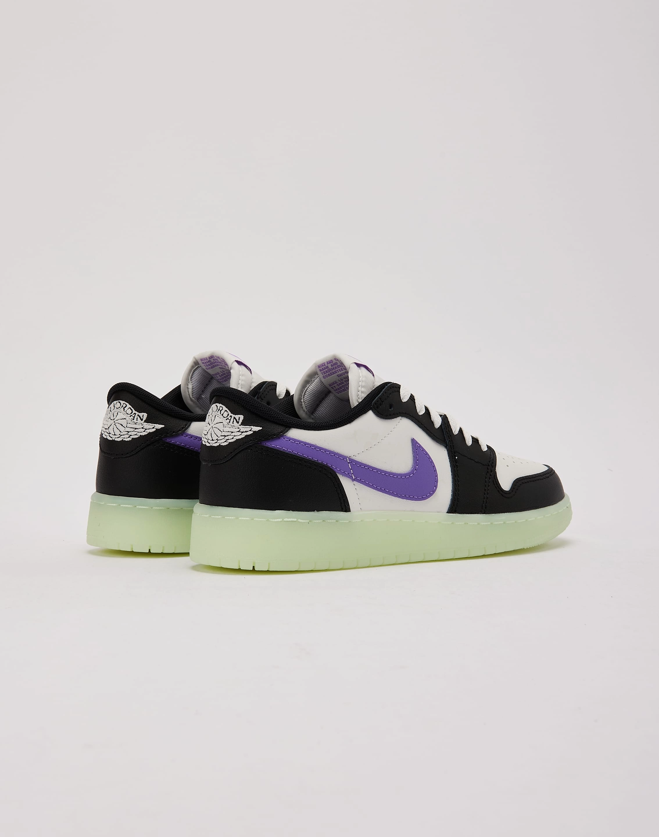 Breathable Insoles Jordan Air Jordan 1 Retro Low OG 'Black Raspberry' Grade-School