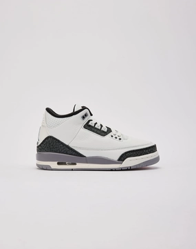 Adaptive Flex Grooves Flattering wear Jordan Air Jordan 3 Retro 'Cement Grey' Grade-School