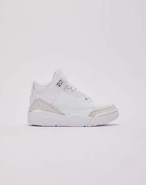 Slip Resistant Grooves High Traction Jordan Air Jordan 3 Retro 'Pure Money' Pre-School