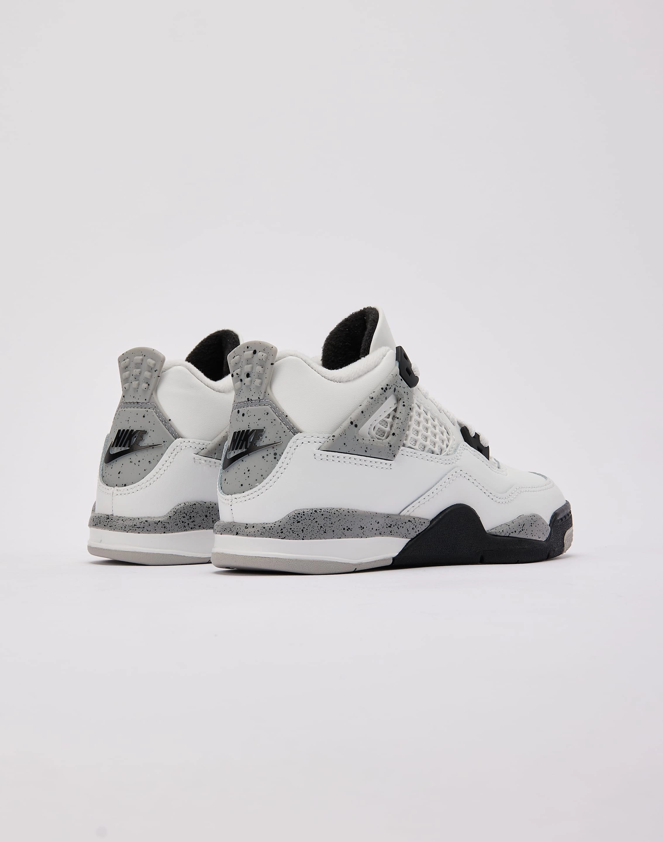 Step Sharp Jordan Air Jordan 4 Retro OG 'White Cement' Pre-School