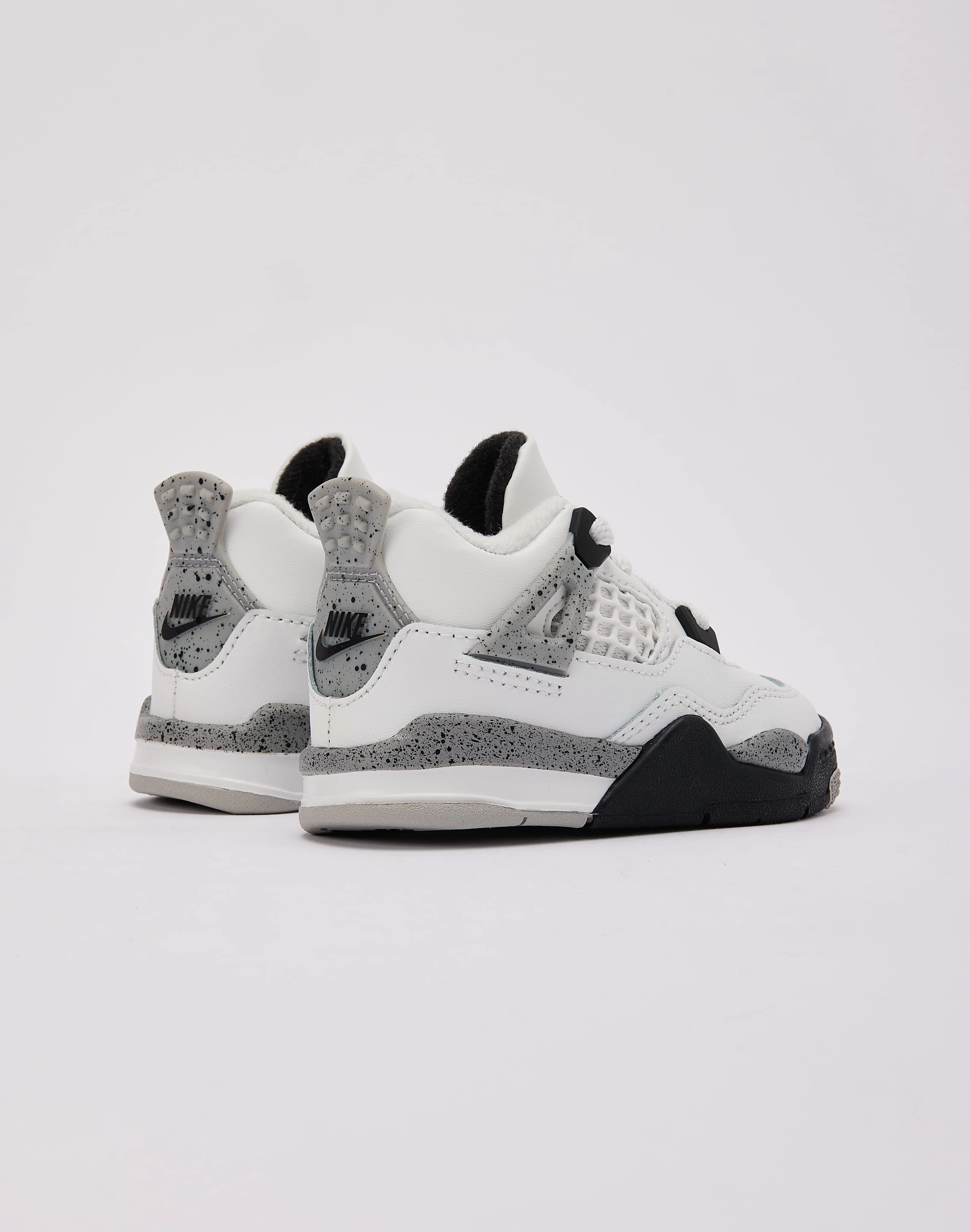 Jordan Air Jordan 4 Retro OG 'White Cement' Toddler Top Performance Flex Groove Outsole
