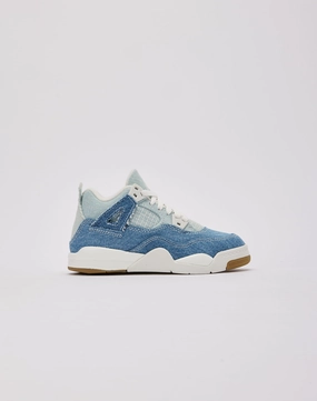 Jordan Air Jordan 4 Retro TEX 'Worn Blue' Pre-School Dynamic Sport Look Hyper Responsive Midsole