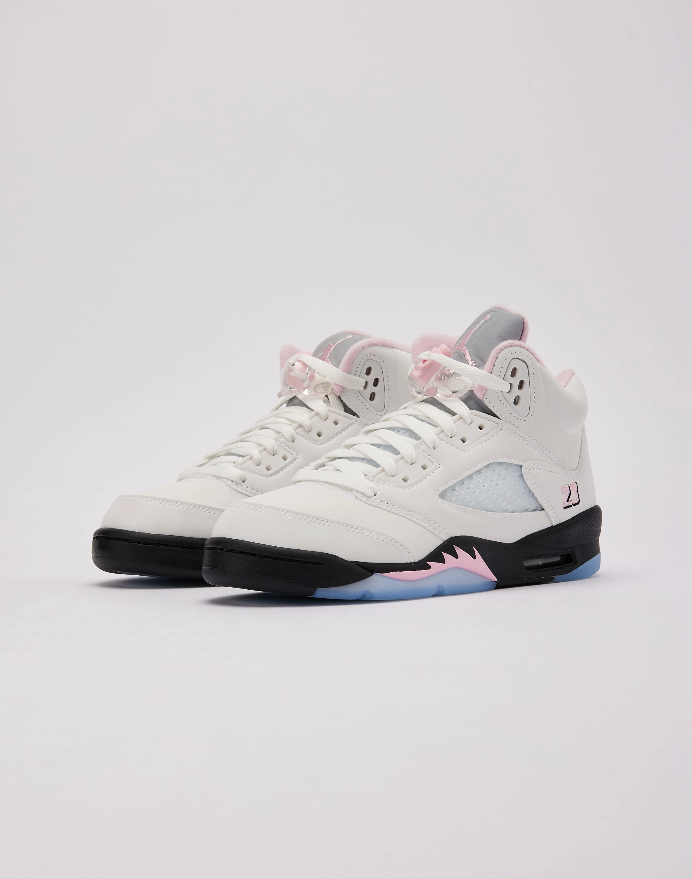 Vibration Damping Layer Snug Fit Collar Jordan Air Jordan 5 Retro 'Medium Soft Pink' Grade-School
