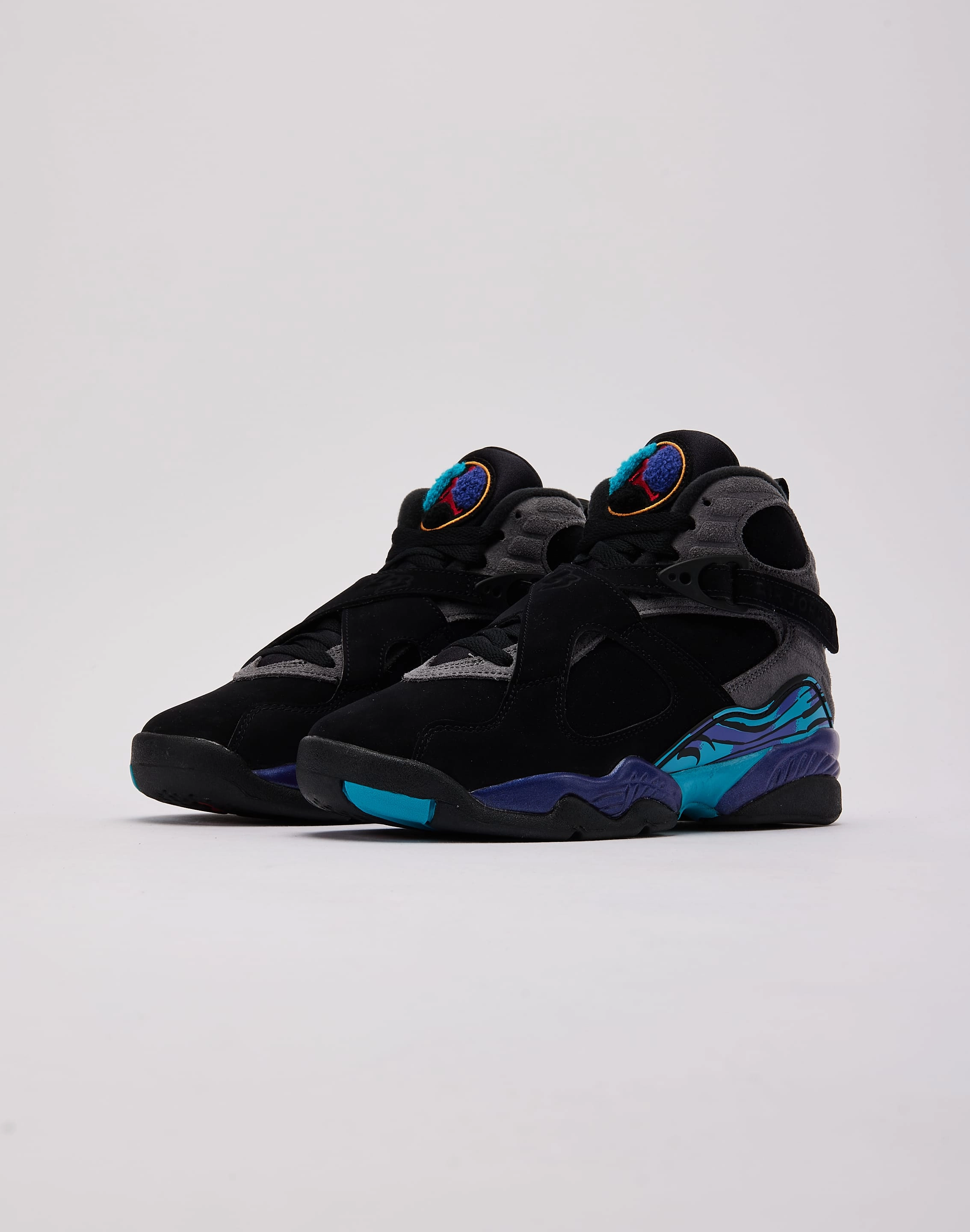 Rapid Cooling Vents Thermoplastic Hebral Unit Jordan Air Jordan 8 Retro 'Aqua' Grade-School