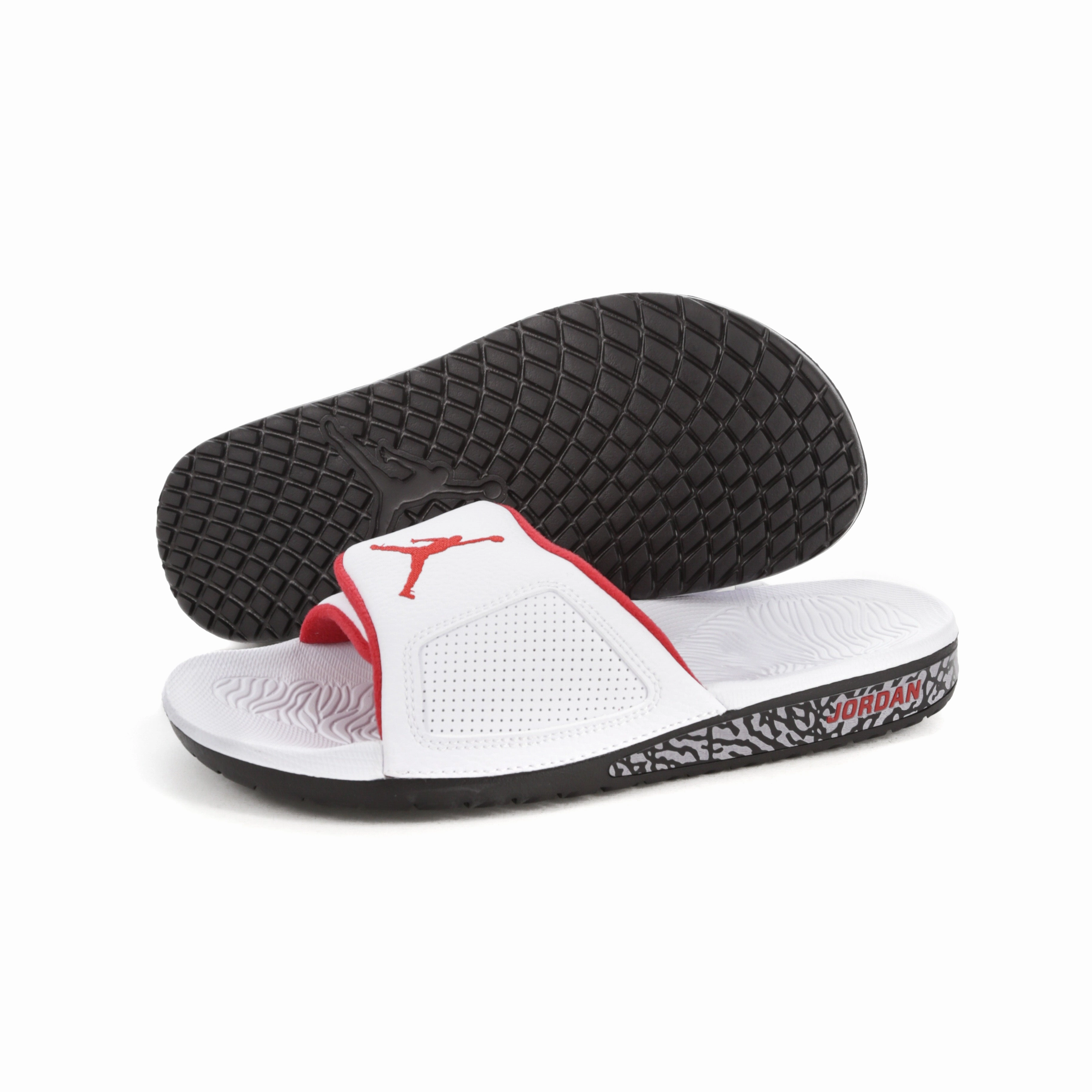 Jordan Hydro III Retro Slide White/Red/Black All-around traction purest