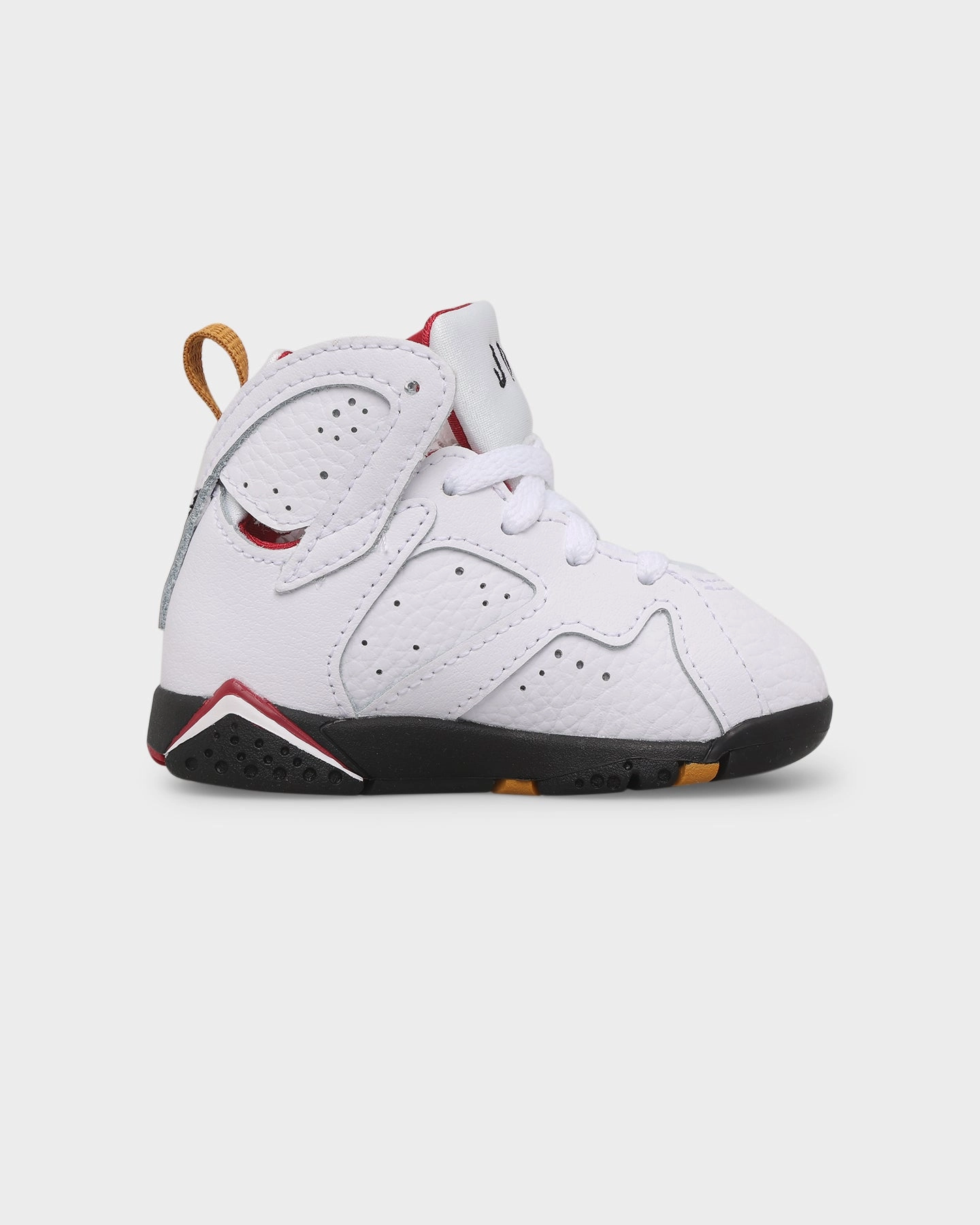 Ultra-soft wear Sneaker Inserts Jordan Infants' Jordan 7 Retro (TD) "Citrus" White/Black-Cardinal Red-Chutney