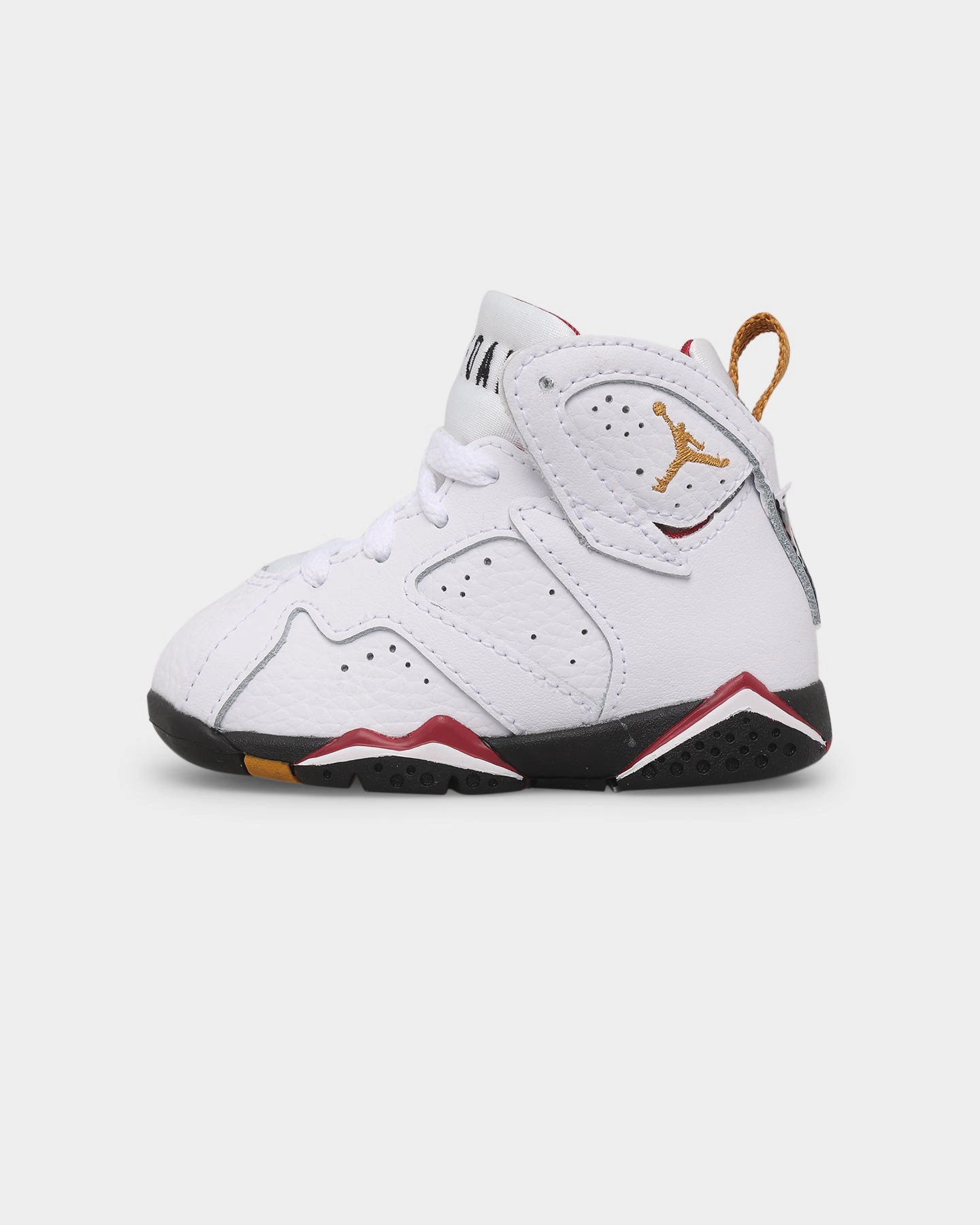 Jordan Infants' Jordan 7 Retro (TD) "Citrus" White/Black-Cardinal Red-Chutney Hybrid Sole Agility Training