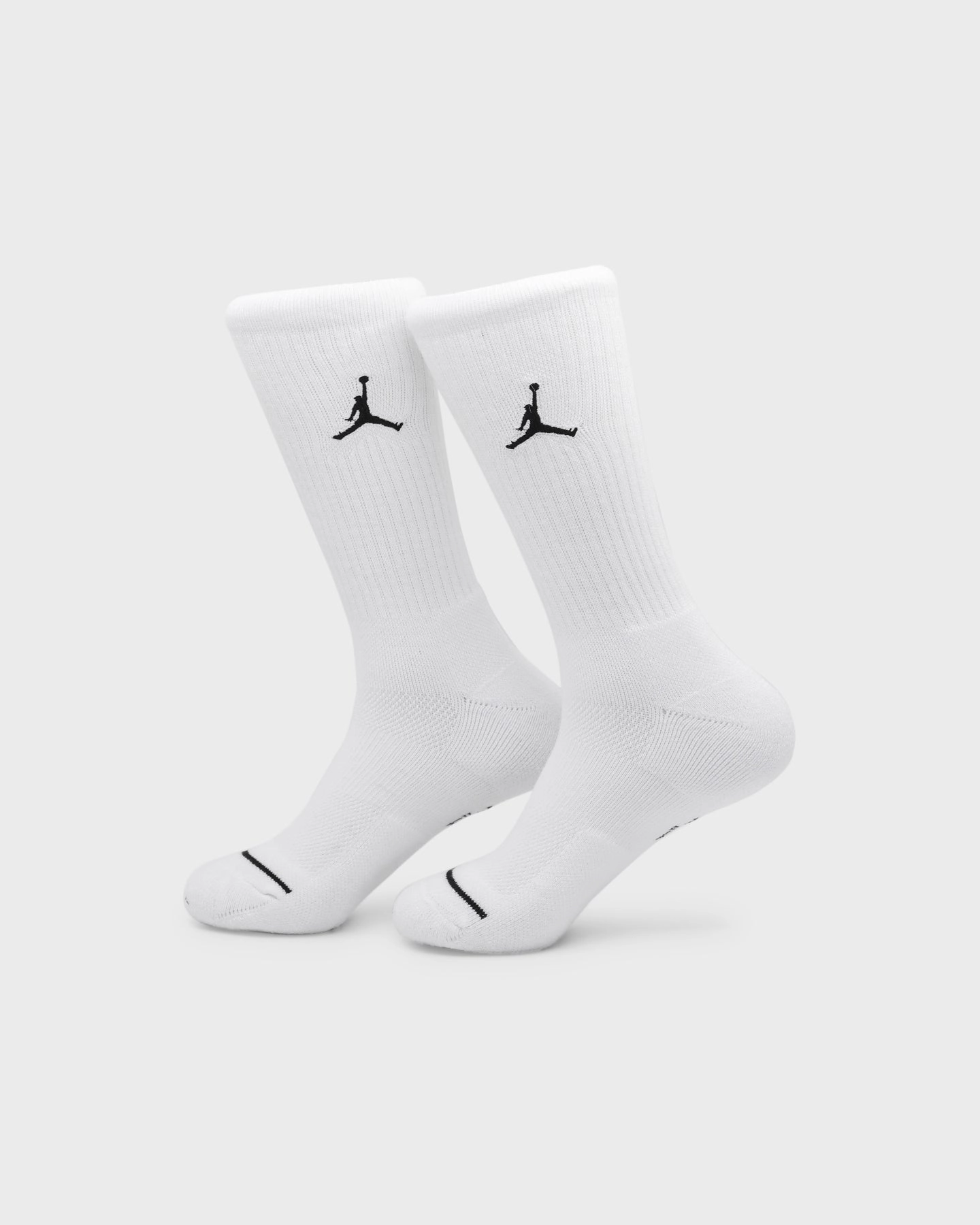 rubber Jordan Jumpman Dri-Fit Crew Socks 3 Pack White/Black