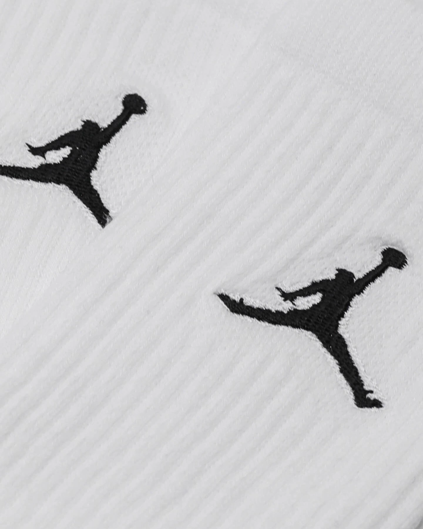Distinctive durability Jordan Jumpman Dri-Fit Crew Socks 3 Pack White/Black
