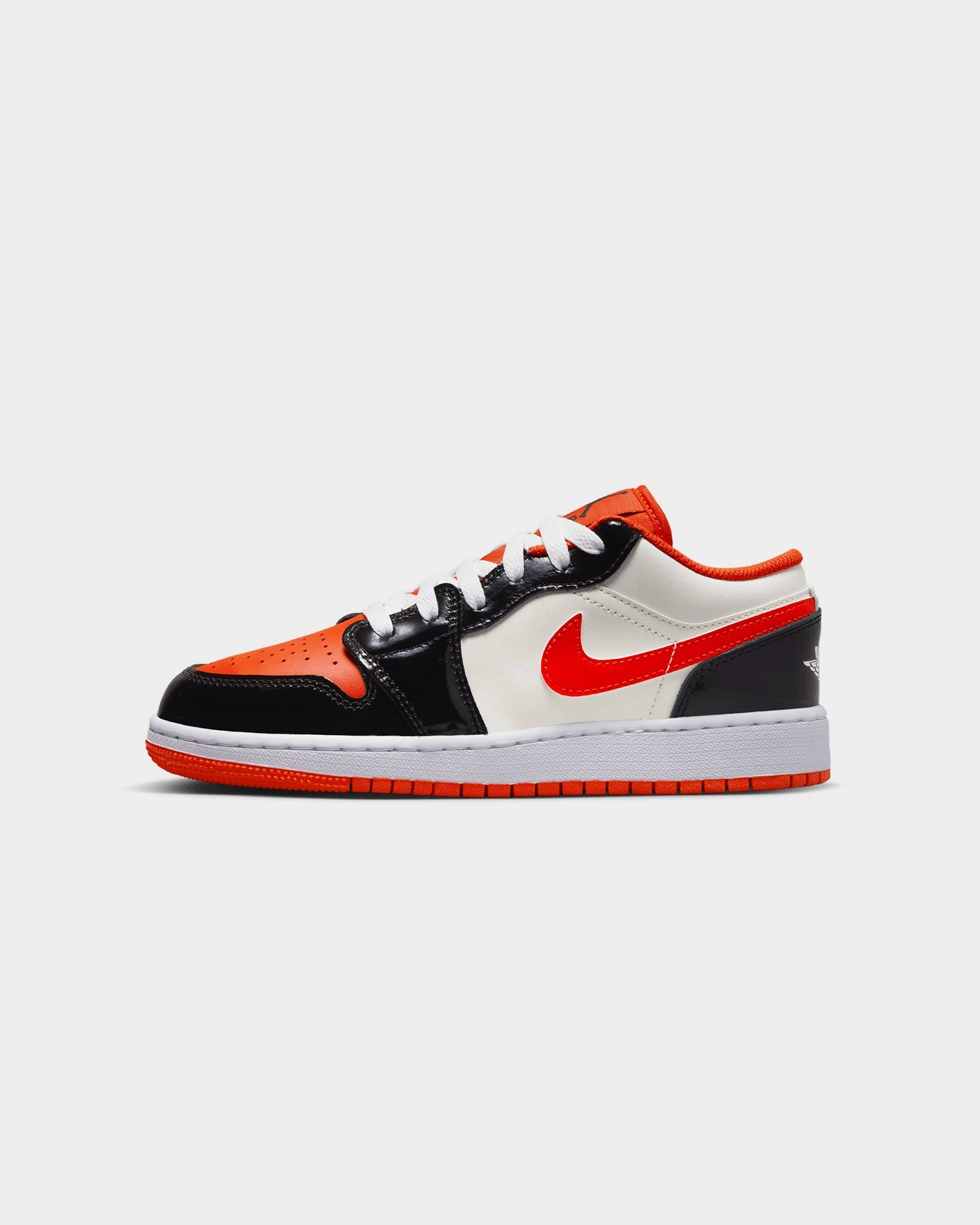 Jordan Kid's Air Jordan 1 Low SE (GS) Team Orange/Black Elite Cushioning Lace System