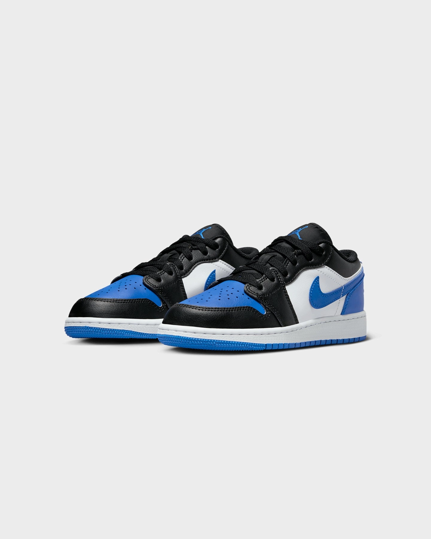 Jordan Kids' Air Jordan 1 Low BG (GS) "Black/Royal" White/Royal Blue Orthopedic friendly Balanced weight
