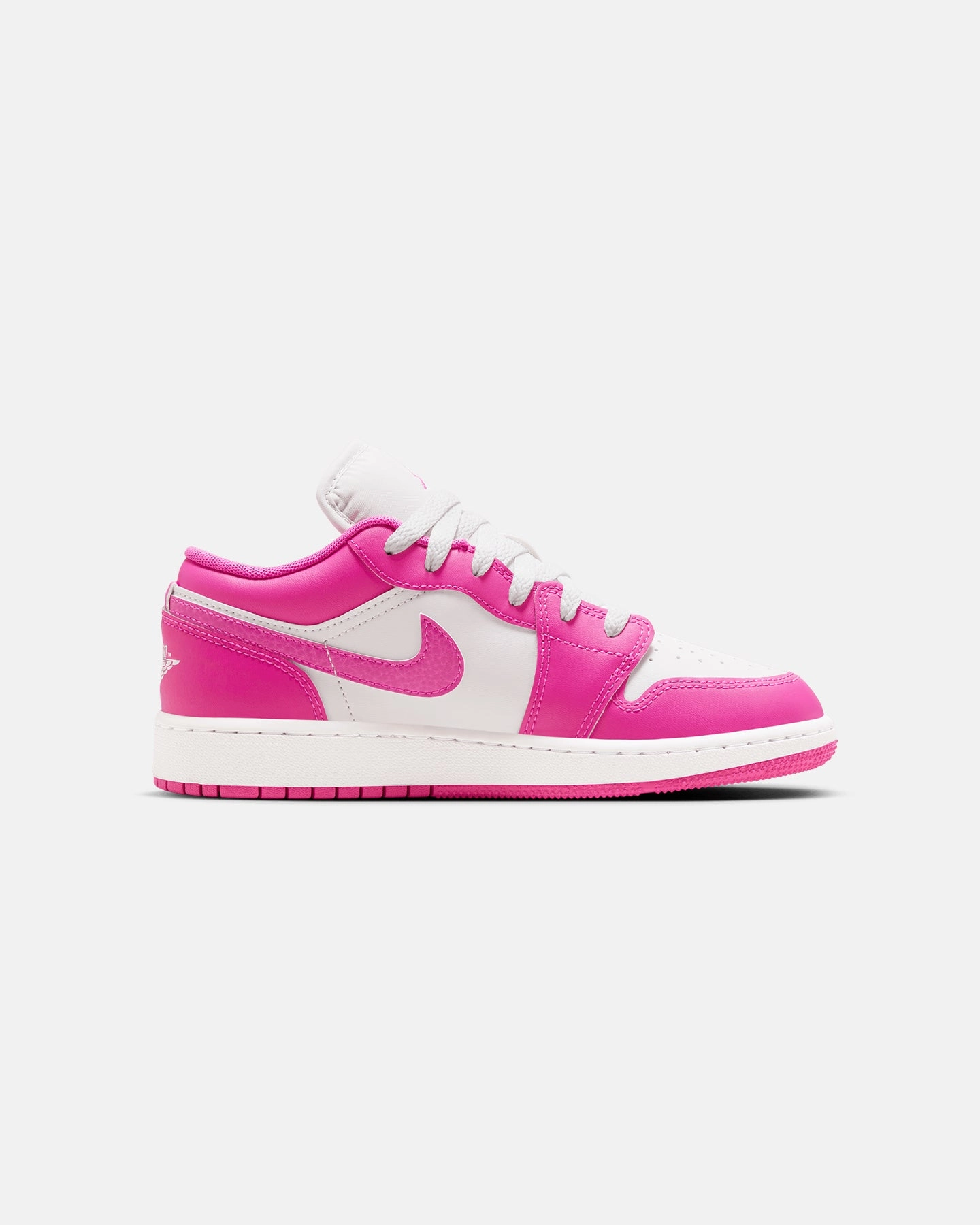 Jordan Kids' Air Jordan 1 Low (GS) Fire Pink/Iris Whisper White Water Resistant Lining