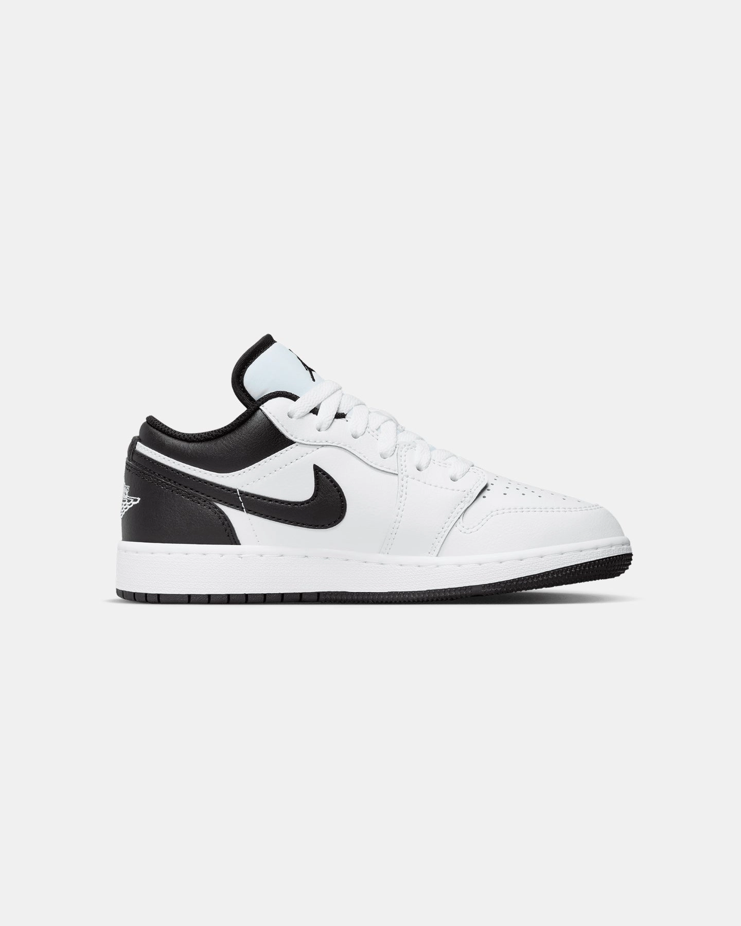 Comfortable Toe Compression Molded Outsole Jordan Kids' Air Jordan 1 Low (GS) White/Black