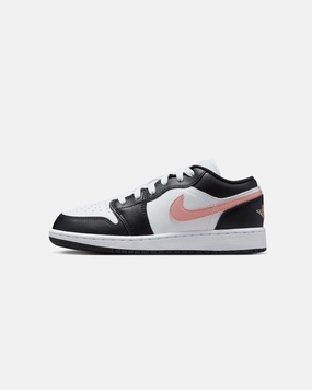 Jordan Kids' Air Jordan 1 Low (GS) White/Pink UV - resistant Tailored durability