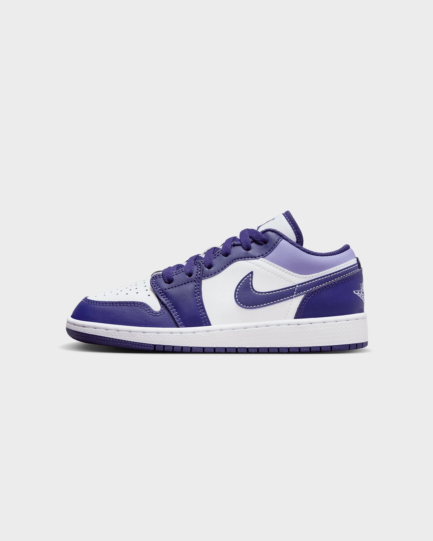 Easy Support Jordan Kids' Air Jordan 1 Low "Blue Berry" Sky J Purple/White