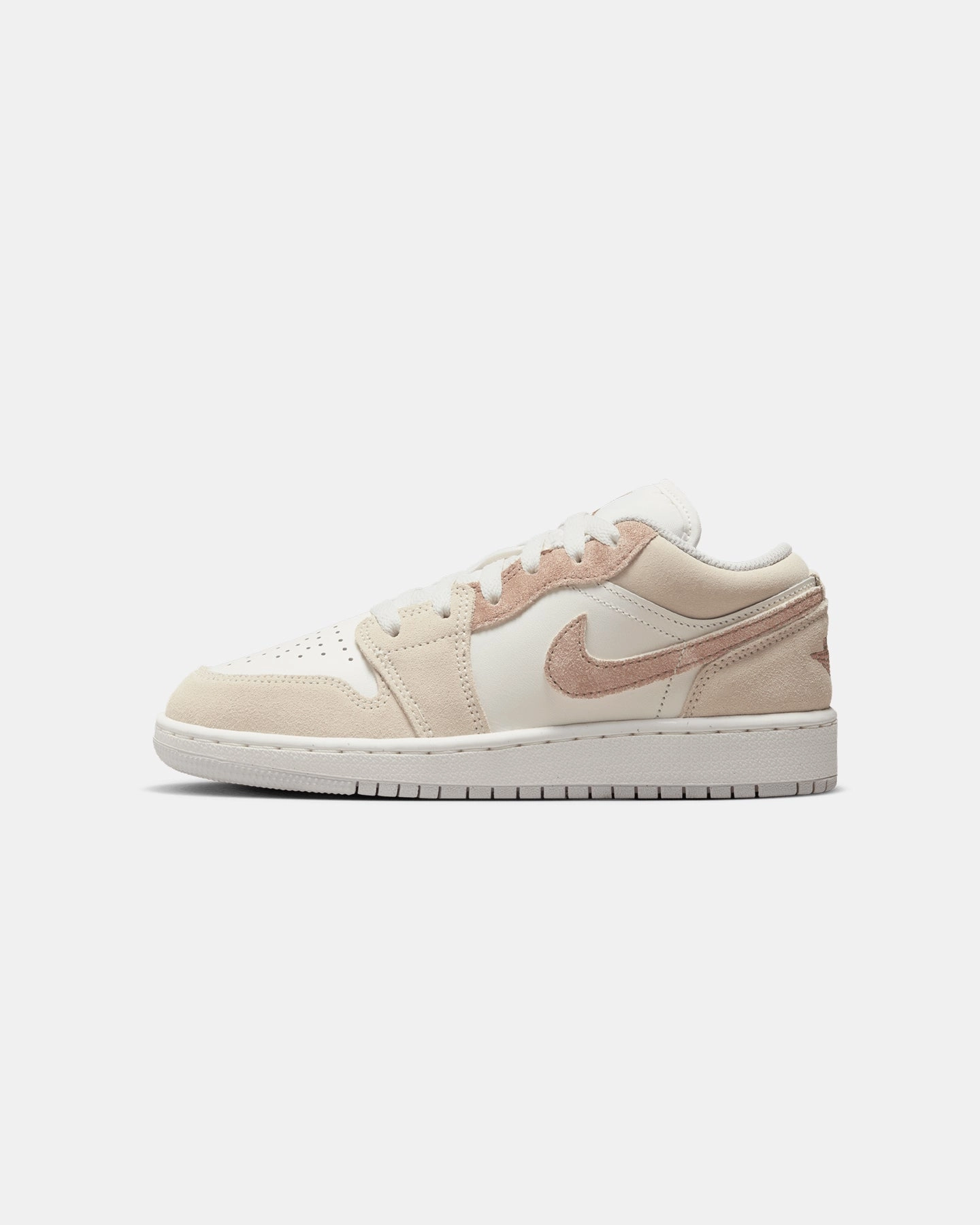 Lace Up Closure System Built-in wear Jordan Kids' Air Jordan 1 Low SE (GS) Legend Light Brown